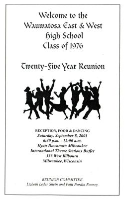 25th Reunion - inside cover right