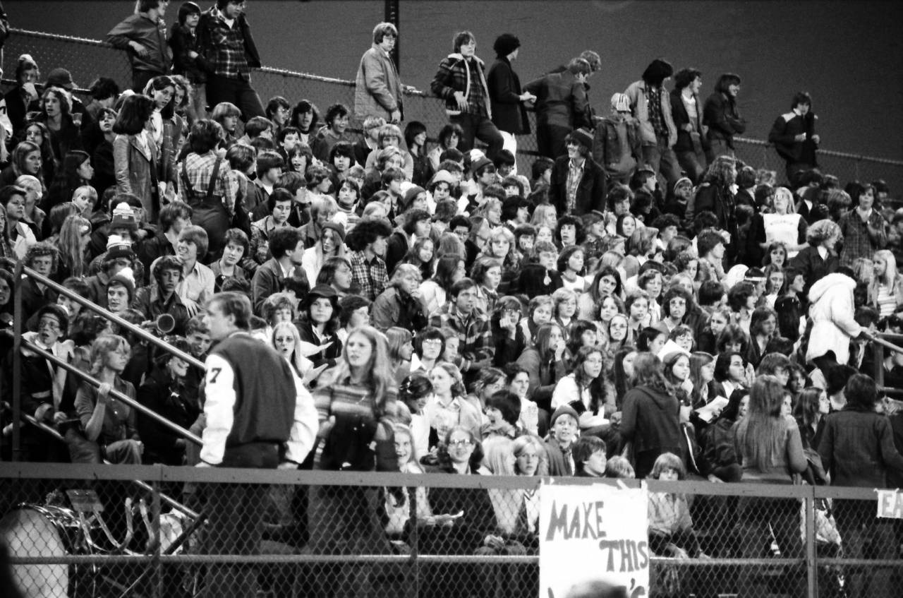 Football students at Hart Park