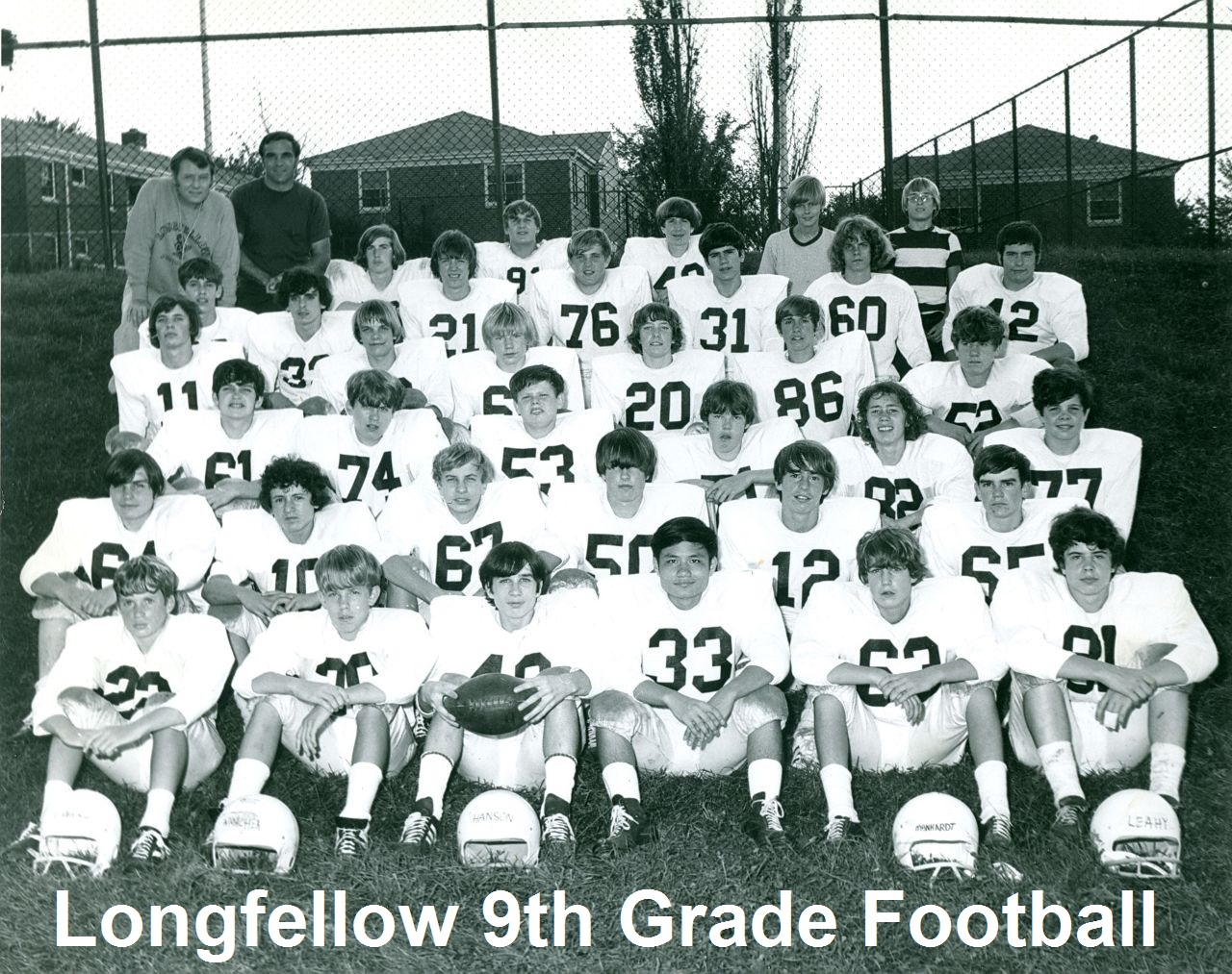 John Mathie's 9th Grade Undefeated unscored upon football team.